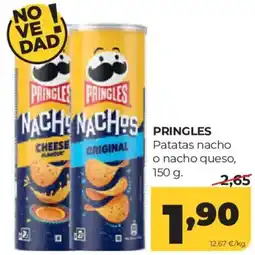 Alimerka Pringles nachos original oferta