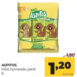 Alimerka Aspitos maíz horneado oferta