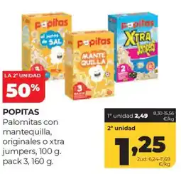 Alimerka Popitas Palomitas con mantequilla, originales o xtra jumpers oferta