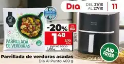 Dia Dia al punto - parrillada de verduras asadas oferta