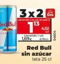 Dia Red bull - sin azúcar oferta