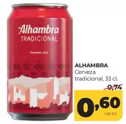 Alimerka Alhambra cerveza tradicional oferta