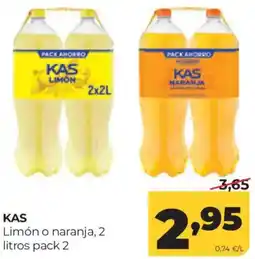 Alimerka KAS limón o naranja oferta