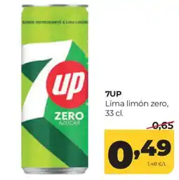 Alimerka 7up lima limón zero oferta