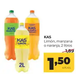 Alimerka KAS limón, manzana o naranja oferta