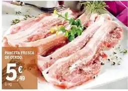 E.Leclerc Panceta fresca de cerdo oferta