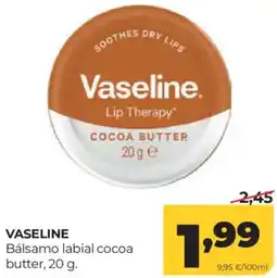 Alimerka Vaseline bálsamo labial cocoa butter oferta