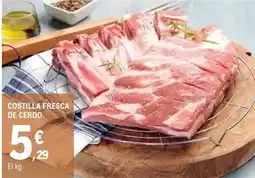 E.Leclerc Costilla fresca de cerdo oferta