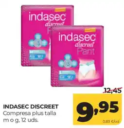 Alimerka indasec discreet pant oferta