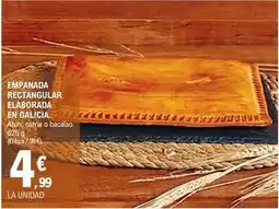 E.Leclerc Empanada rectangular elaborada en galicia oferta