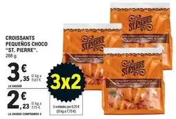 E.Leclerc St. pierre - croissants pequeños choco oferta