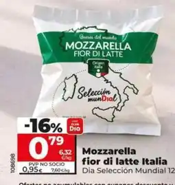 Dia Dia seleccion mundial - mozzarella fior di latte italia oferta