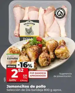 Dia Seleccion de dia - jamoncitos de pollo oferta