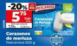 Dia Pescanova - corazones de merluza oferta