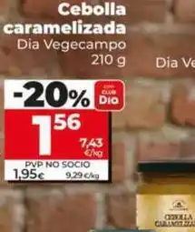 Dia Dia vegecampo - cebolla caramelizada oferta