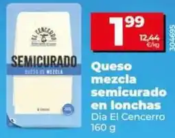 Dia Dia el cencerro - queso mezcla semicurado en lonchas oferta
