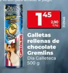 Dia Dia galleteca - galletas rellenas de chocolate gremlins oferta
