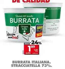 Dia Dia seleccion mundial - burrata fresca oferta