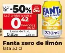 Dia Fanta - zero de limón oferta