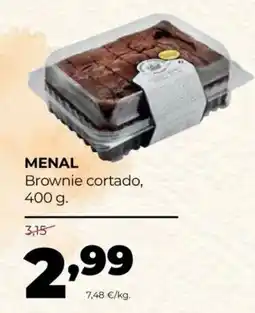 Alimerka Menal brownie cortado oferta