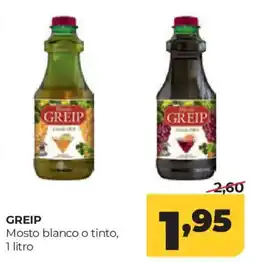 Alimerka Greip mosto blanco o tinto oferta