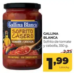 Alimerka Gallina Blanca sofrito casero tomate y cebolla oferta