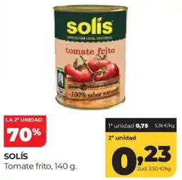 Alimerka Solís tomate frito oferta