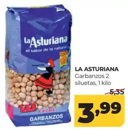 Alimerka La Asturiana garbanzos 2 siluetas oferta