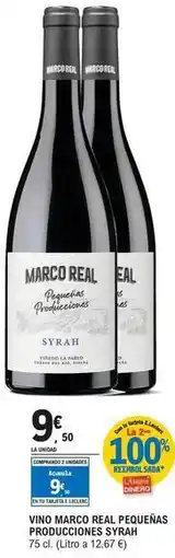 E.Leclerc Marco real - vino pequenas produciones syrah oferta