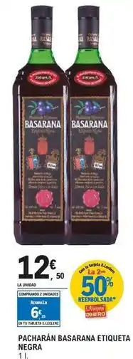 E.Leclerc Basarana - pacharán etiqueta negra oferta