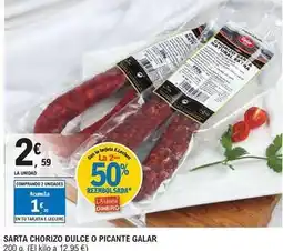 E.Leclerc Galar 1968 - sarta chorizo dulce o picante oferta