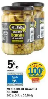 E.Leclerc Bujanda - menestra de navarra oferta