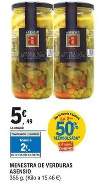 E.Leclerc Asensio - menestra de verduras oferta