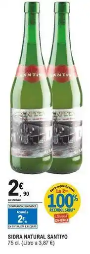 E.Leclerc Santiyo - sidra natural oferta