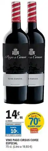 E.Leclerc Pago de cirsus - vino crissus cuvee especial oferta