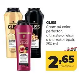 Alimerka Gliss champú color perfector oferta