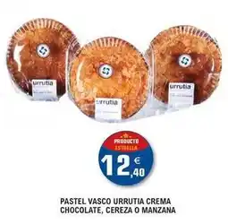 E.Leclerc Urrutia - pastel vasco urrutia crema chocolate, cereza o manzana oferta