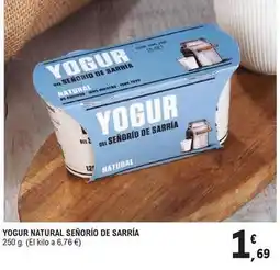 E.Leclerc Señorío de sarría - yogur natural oferta