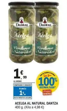E.Leclerc Dantza - acelga al natural oferta