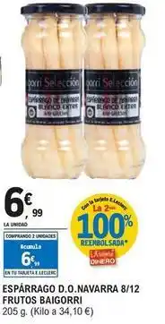 E.Leclerc Baigorri selección - esparrago d.o. navarra frutos oferta