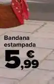 Carrefour Bandana estampada oferta