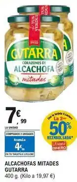E.Leclerc Gvtarra - alcachofas mitades oferta