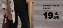 Carrefour Tex - pantalón denim marine oferta