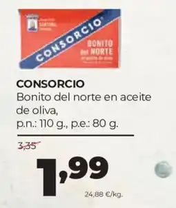 Alimerka Consorcio bonito del norte en aceite de oliva oferta