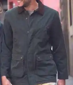 Carrefour Tex - parka encerada hombre oferta