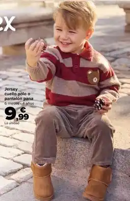 Carrefour Tex - jersey cuello polo o pantalón pana oferta