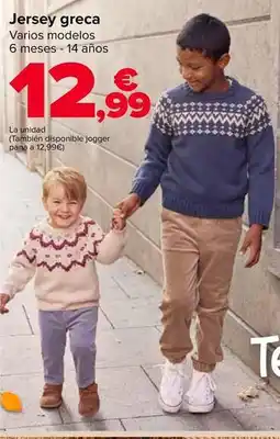 Carrefour Tex - jersey greca oferta