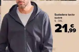 Carrefour Tex - sudadera tacto suave oferta
