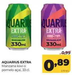 Alimerka Aquarius extra manzana kiwi o pomelo açaí oferta