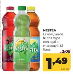 Alimerka Nestea limón, verde frutos rojos con açaí o maracuyá oferta